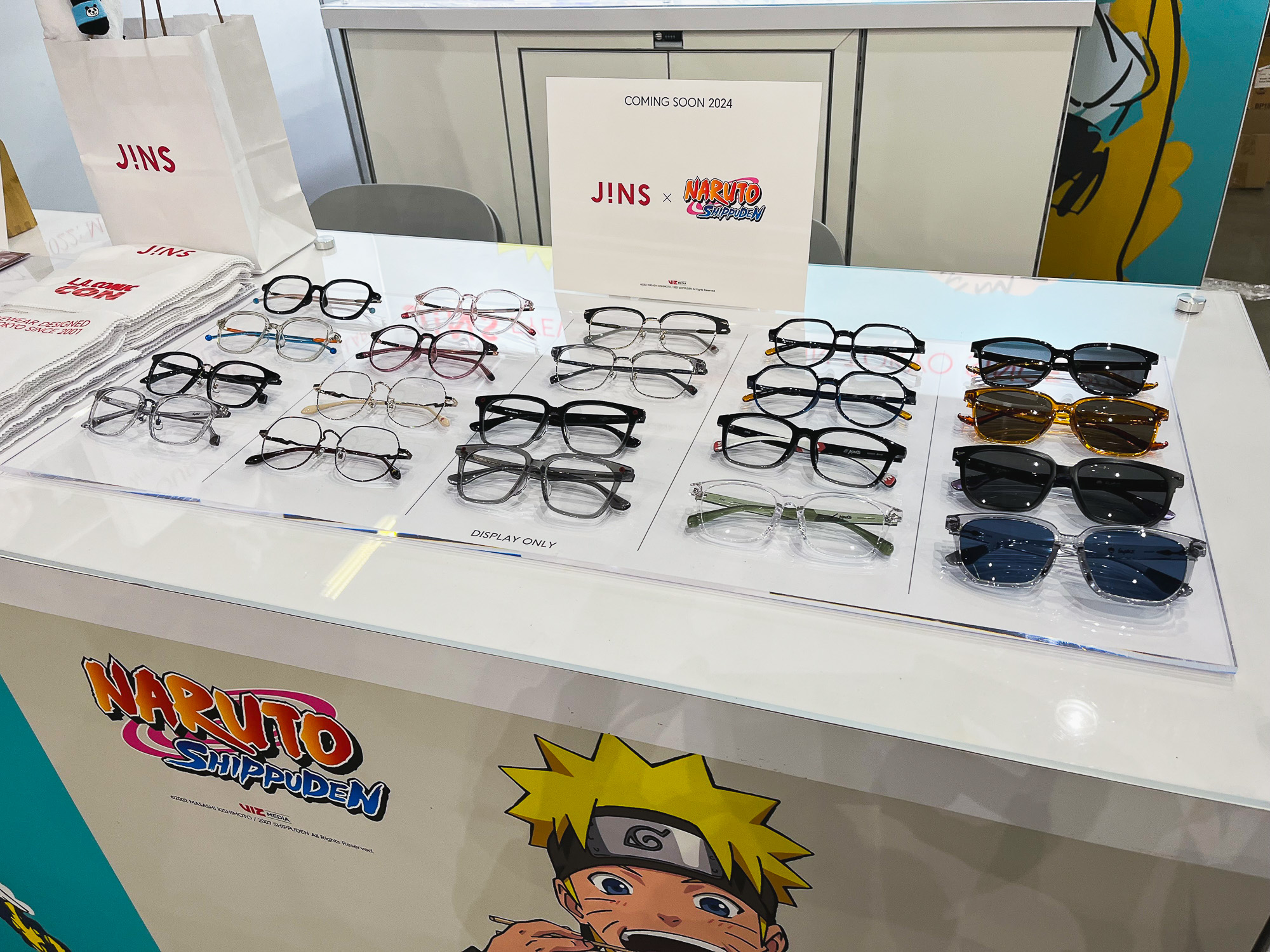 JINS x Naruto Shippuden collection preview