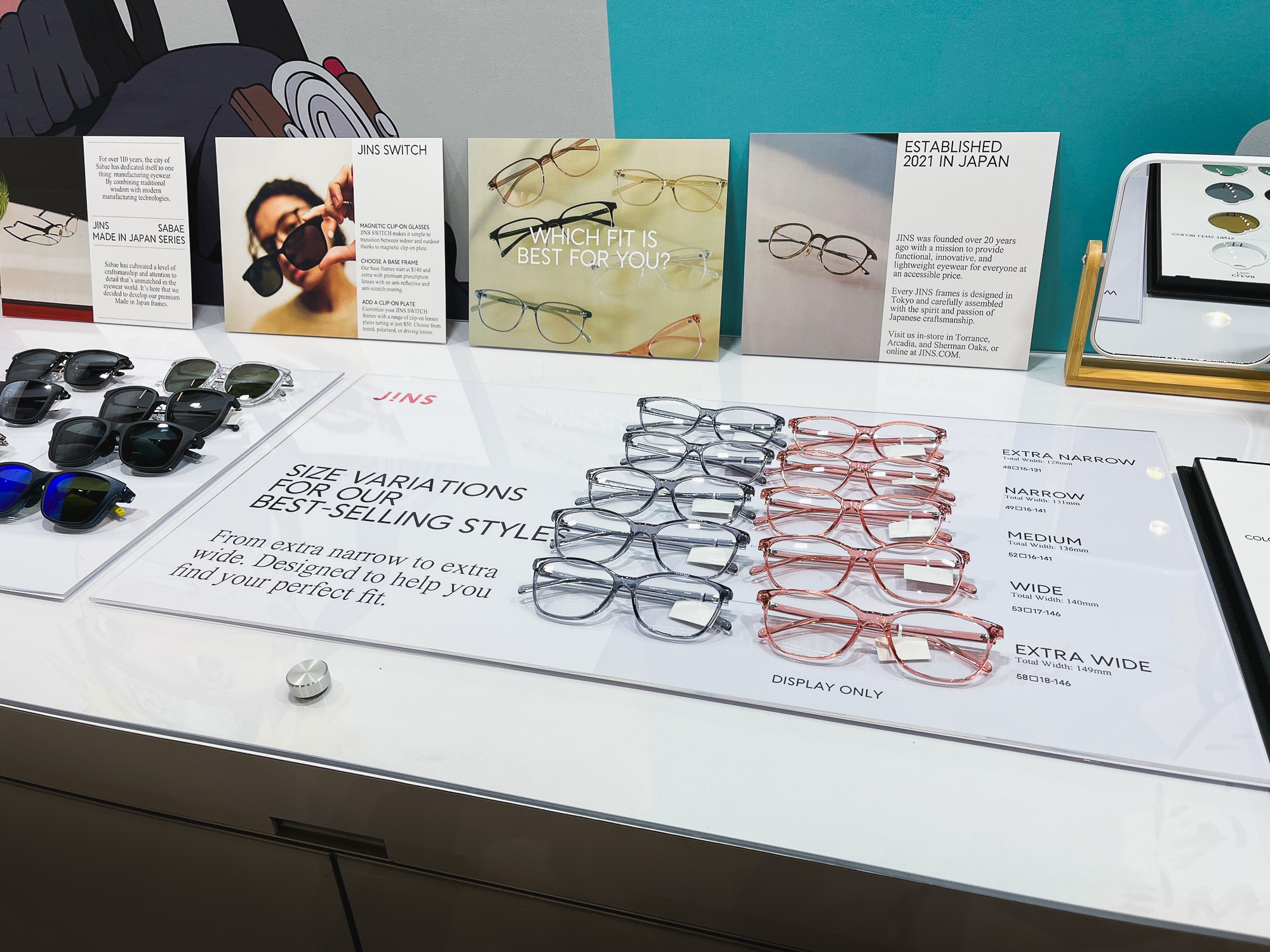 JINS products preview