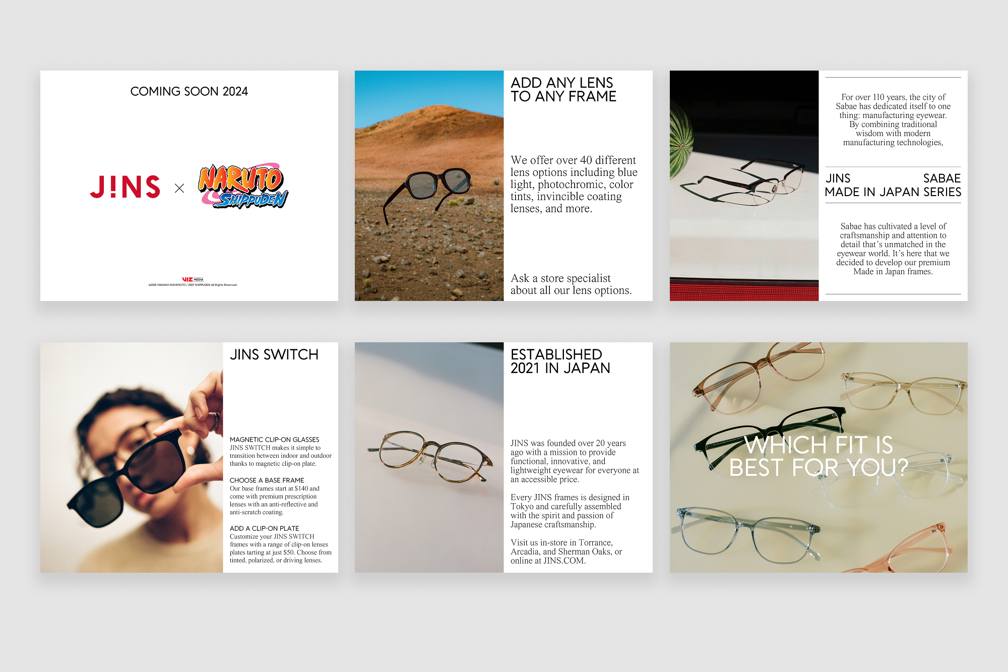 Additional signs for the booth