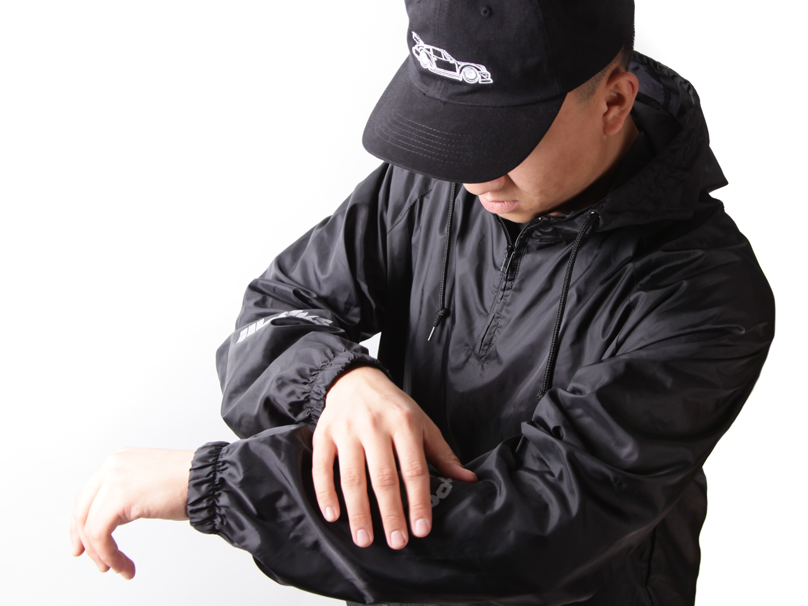 ILLEST CRKS Lineup: graphic tees, anorak, caps, and shorts 