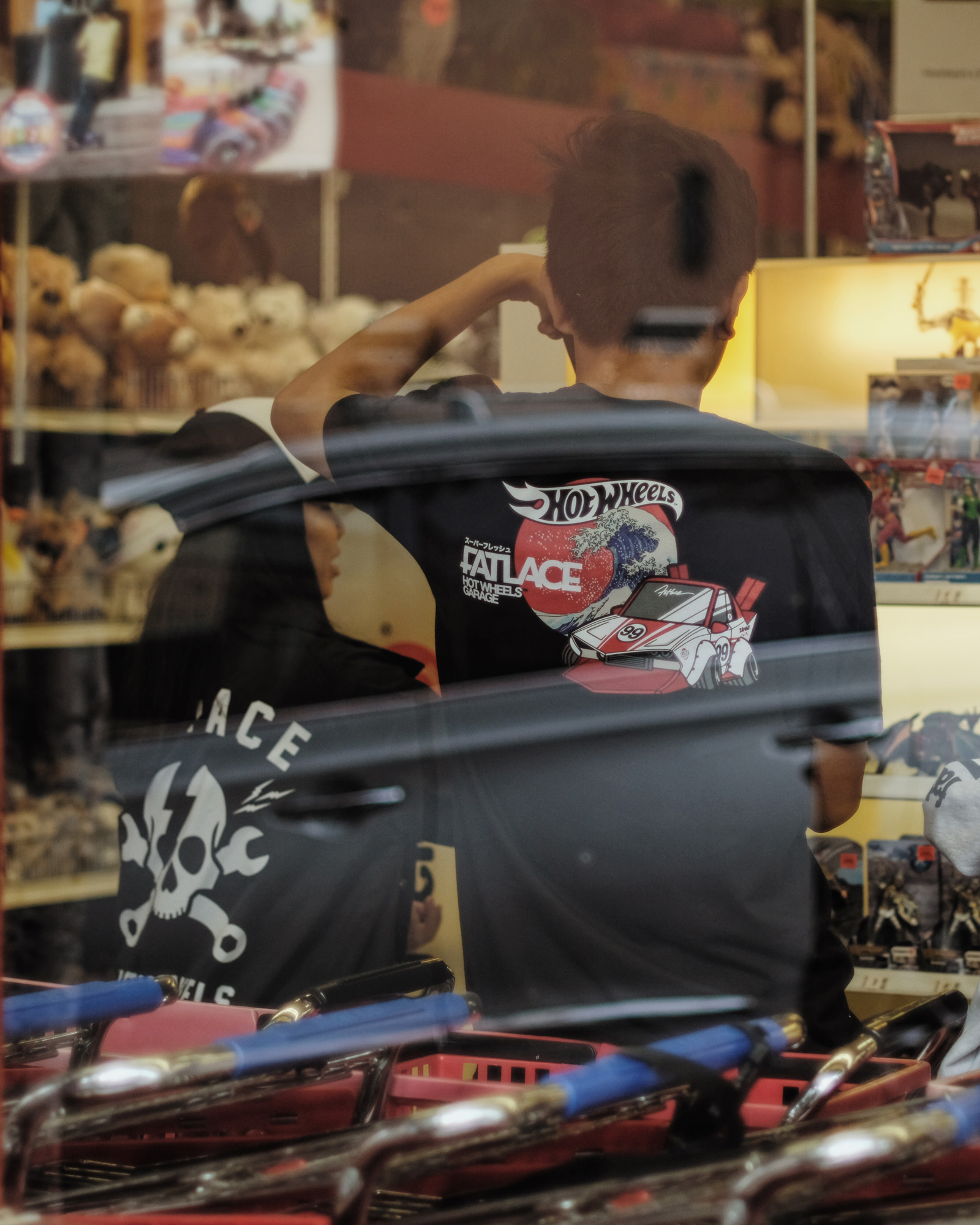 Browsing Hot Wheels diecast cars