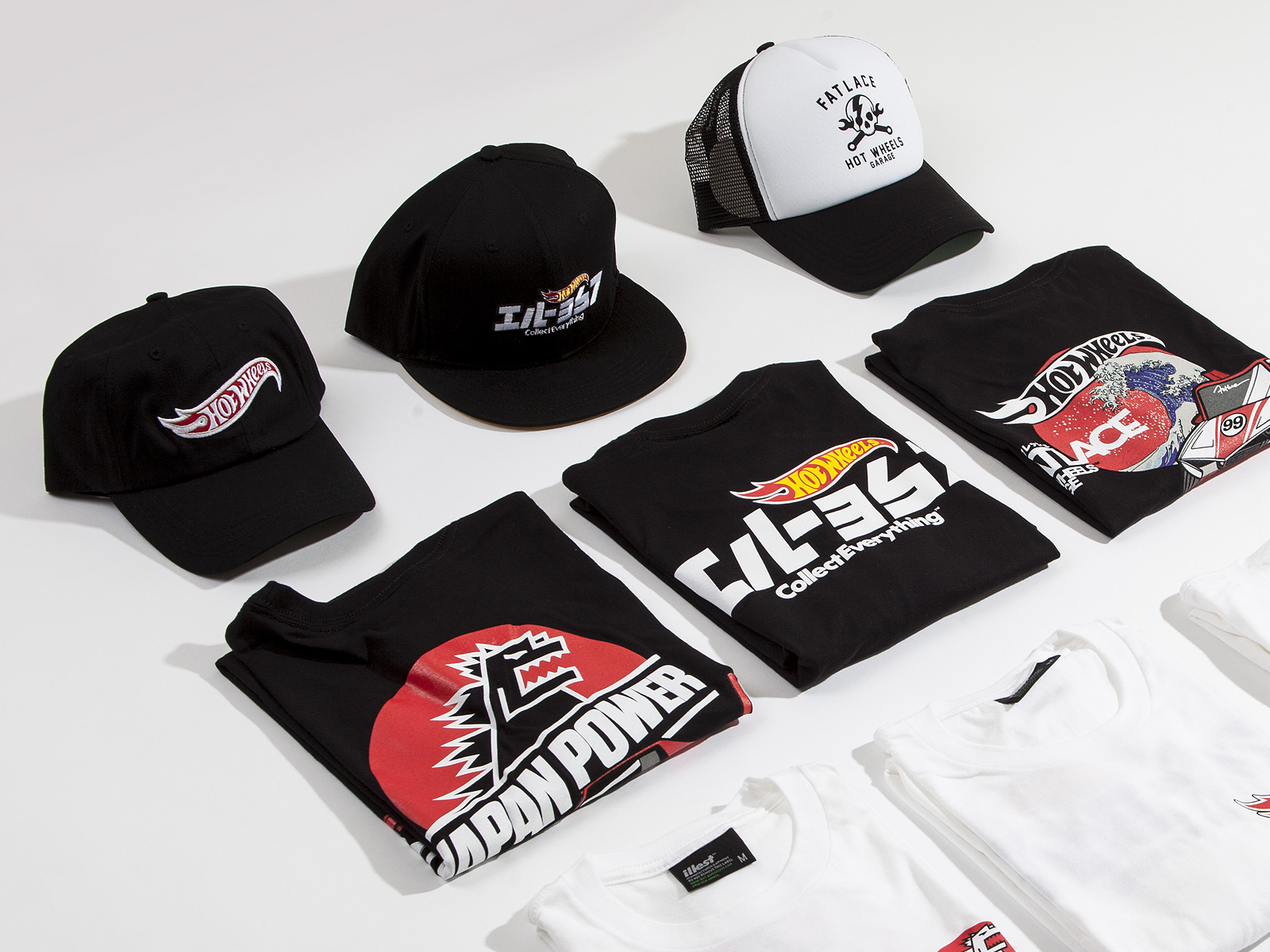 Detail shot of ILLEST x Hot Wheels collection