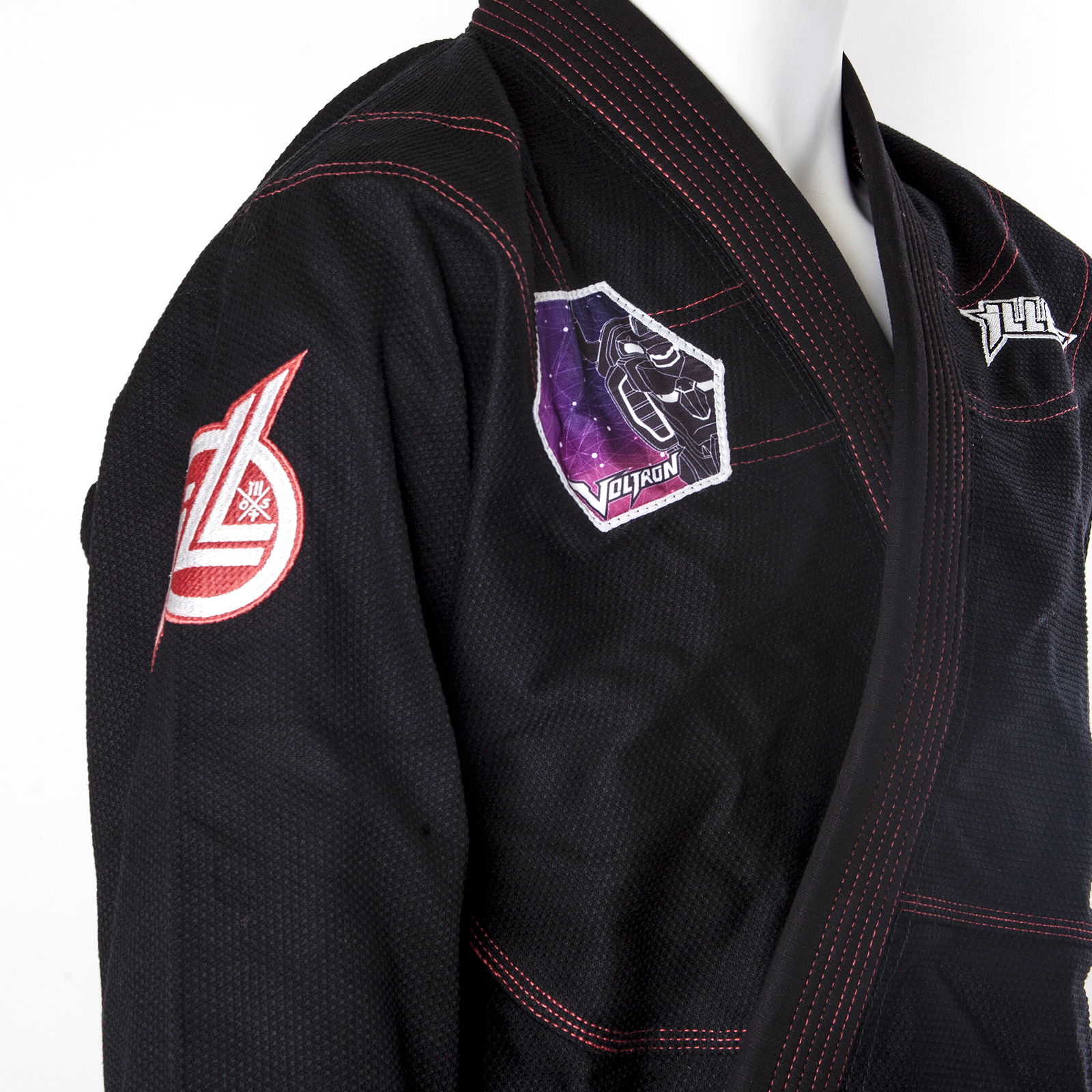 ILLEST Voltron Juijitsu Gi embroidered patches on the chest and shoulder