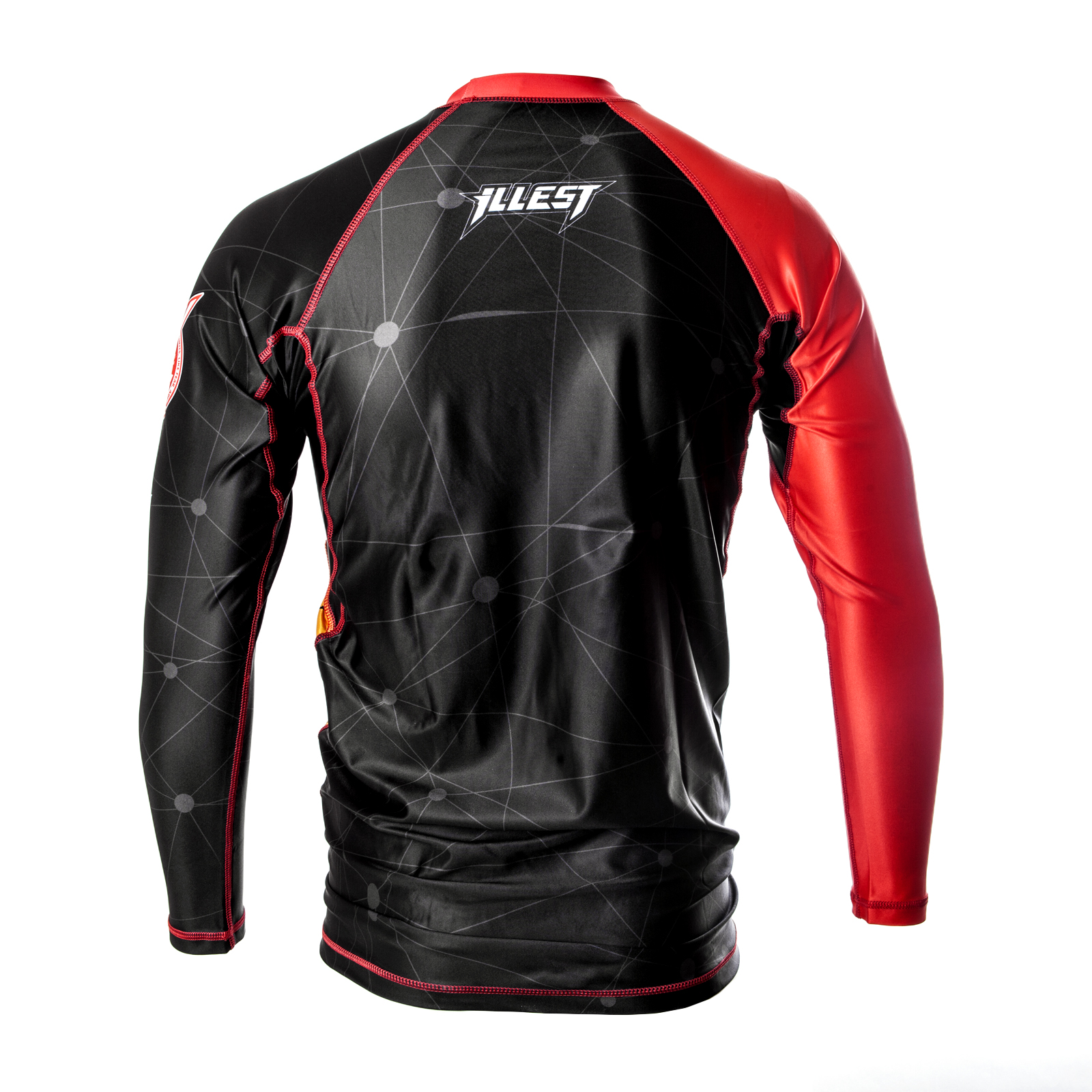 ILLEST Voltron rash guard in red